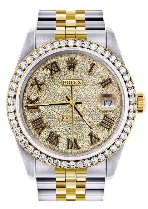 diamonds on Rolex watches